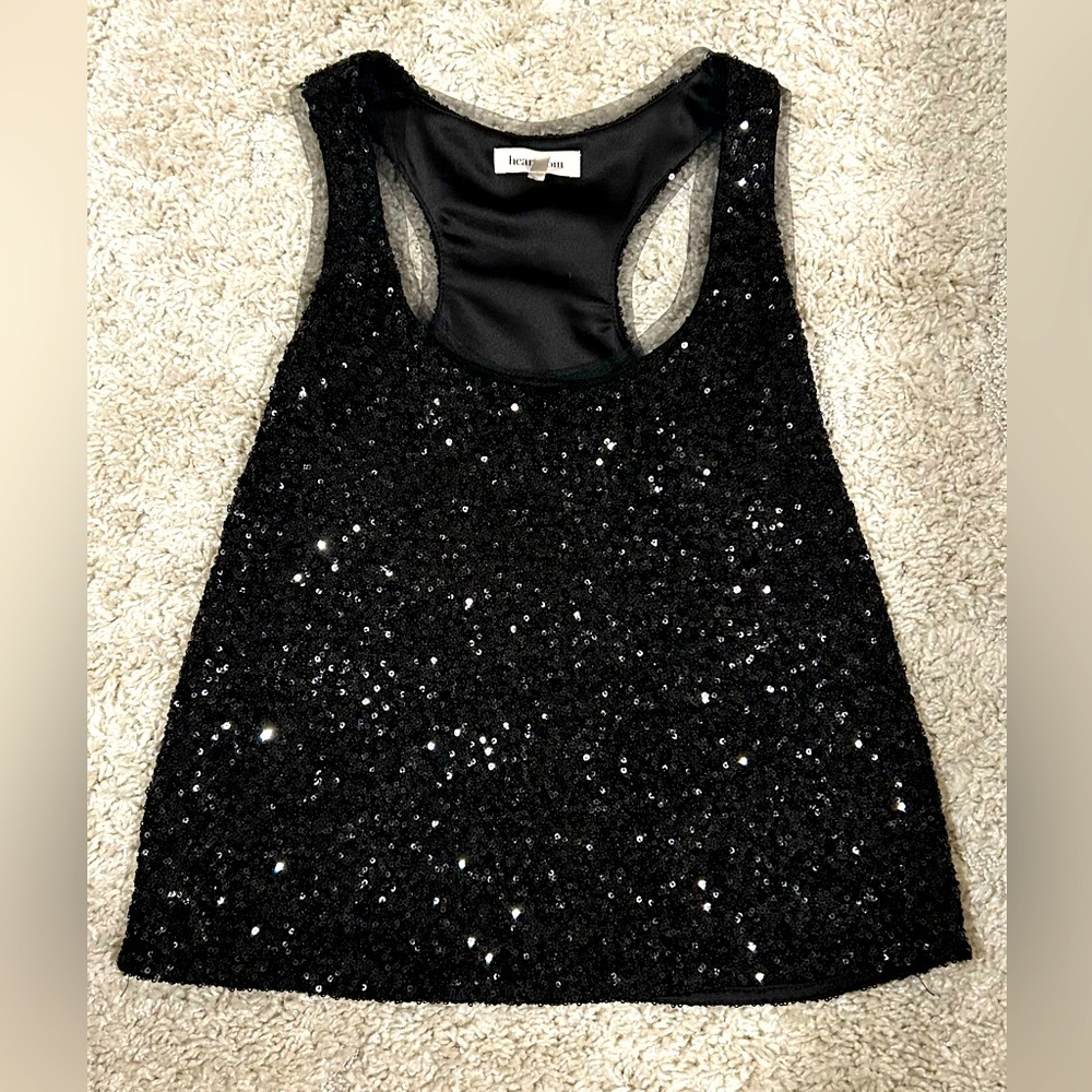 Sequin Black Tank - image 1